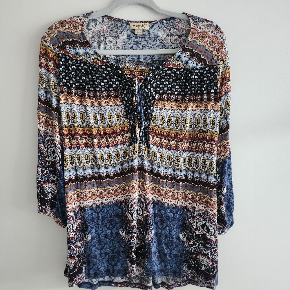 A Set Of 2 Size XL blouses. Mod X And One World - Picture 9 of 13